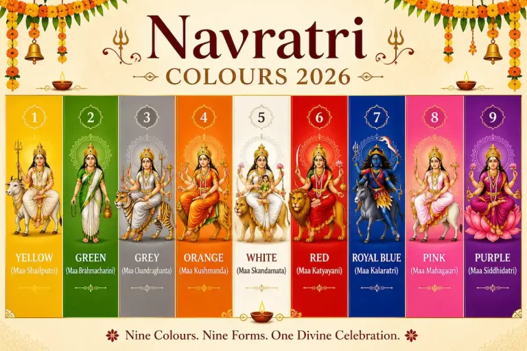 navratri colours 2026